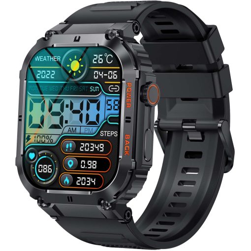 SWC-191B Bluetooth SmartWatch with heartrate, blood pressure and blood oxygen sensor & call function