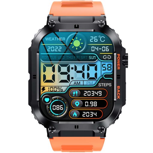 SWC-191O Bluetooth SmartWatch with heartrate, blood pressure and blood oxygen sensor & call function - Image 7