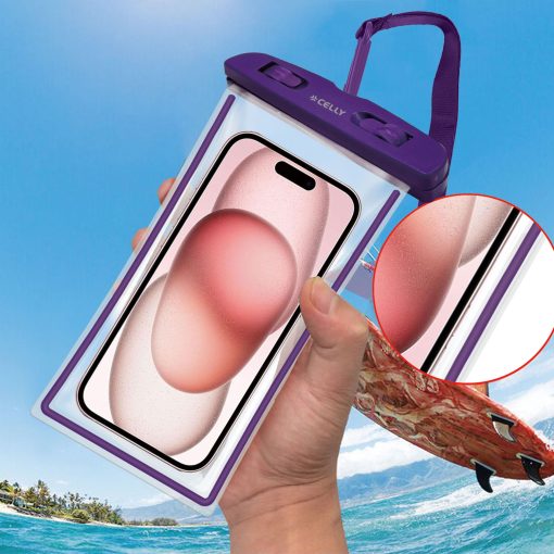 Splashbag Vattentät bag IPX8 max 6,5" Violett - Image 7
