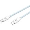 USB-C - USB-C-kabel 60W 1,5 m Ljusblå