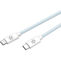 USB-C - USB-C-kabel 60W 1,5 m Ljusblå