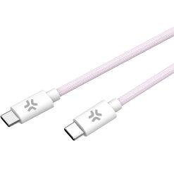 USB-C - USB-C-kabel 60W 1,5 m Rosa