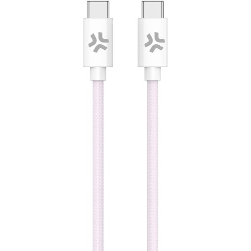 USB-C - USB-C-kabel 60W 1,5 m Rosa - Image 3