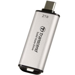 Portabel Mini SSD ESD300C USB-C 2TB 10Gbps (R1050/W950 Mb/s) Silver