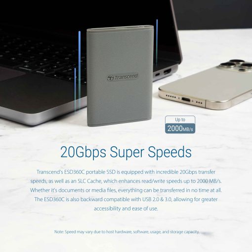 Portabel SSD ESD360C USB-C 2TB 20Gbps (R2000/W2000 Mb/s) - Image 19