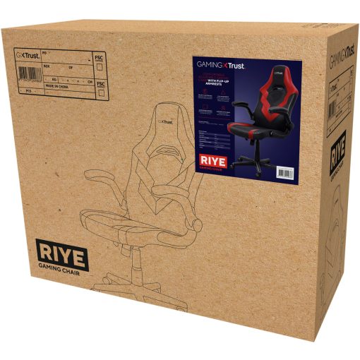 GXT 703R Riye Gamingstol Röd - Image 3