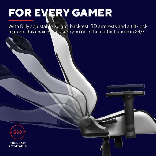 GXT 714W Ruya Gamingstol Vit - Image 20