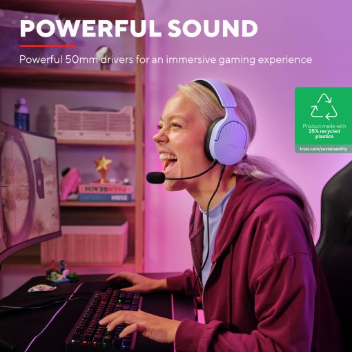 GXT 489P Fayzo Gamingheadset Eco Lila - Image 9