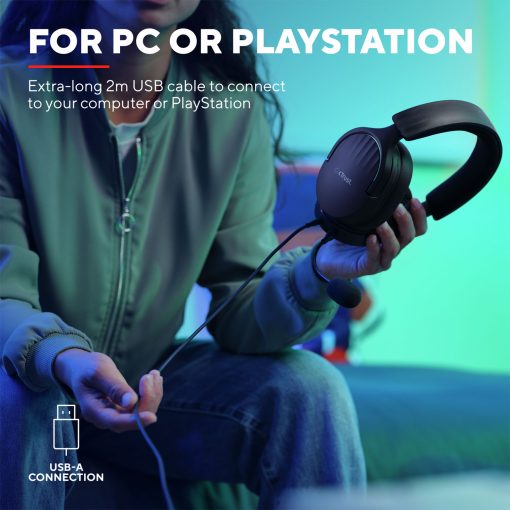 GXT 490 Fayzo Gamingheadset 7.1 USB Eco Svart - Image 8