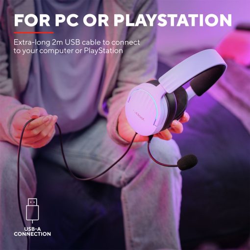GXT 490P Fayzo Gamingheadset 7.1 USB Eco Lila - Image 5