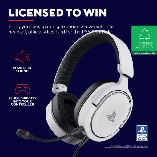 GXT 498W Forta Gamingheadset PS5 Vit - Image 25