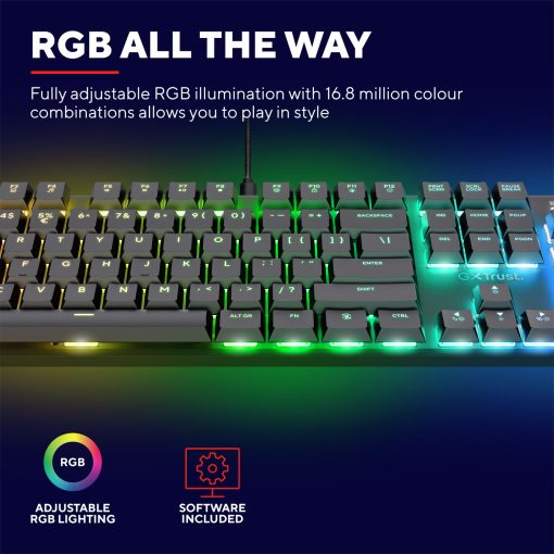 GXT 866 Torix Mekaniskt gamingtangentbord Nordisk layout - Image 15
