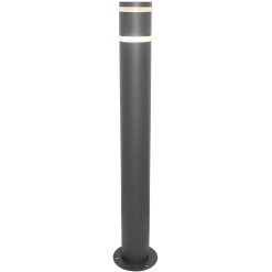 Nils Bollard Pollare 80cm E27-sockel IP44 Antracit