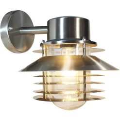 Stig Down Väggarmatur E27-sockel IP44 Aluminium
