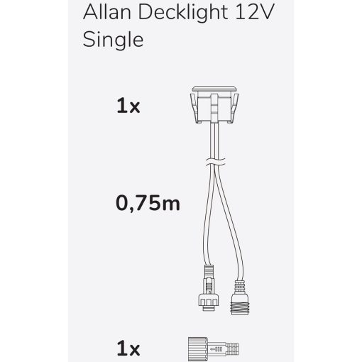 Allan Decklight 1-pack 12V 3000K 10lm IP67 - Image 8
