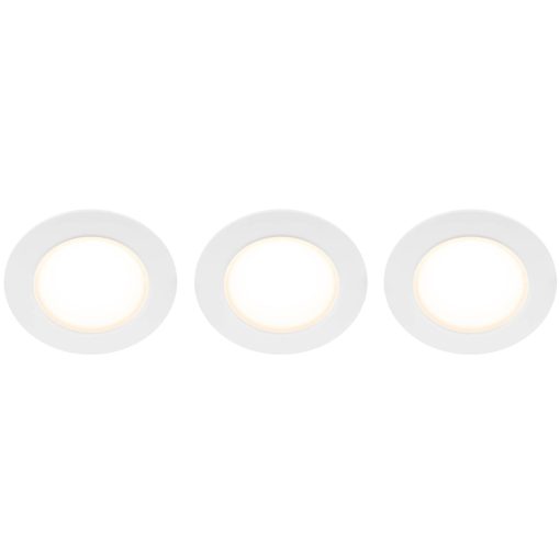 Doris 230V Dimbar downlight spotlight 3000K 400lm IP65 3-pack Vit