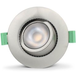 Ellen Infälld downlight Dim-to-Warm 520lm IP65 1-pack Borstad stål