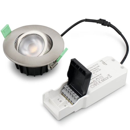 Ellen Infälld downlight Dim-to-Warm 520lm IP65 1-pack Borstad stål - Image 5