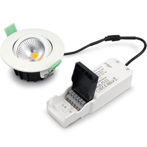 Lisa Dimbar Infälld downlight 3000K 600lm IP65 1-pack Vit - Image 12