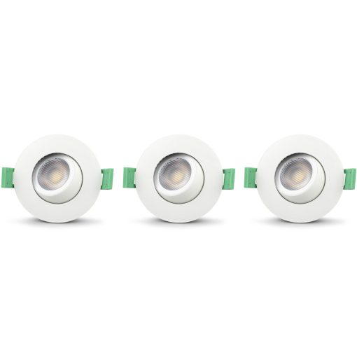 Sanna Dimbar Infälld downlight 3000K/4000K 520lm IP65 3-pack Vit