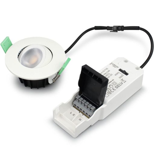 Sanna Dimbar Infälld downlight 3000K/4000K 520lm IP65 3-pack Vit - Image 9