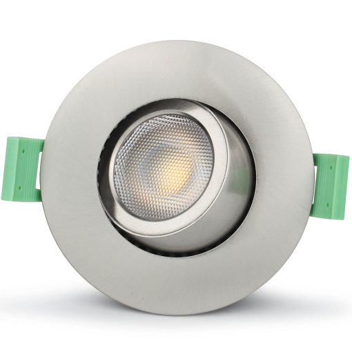 Sanna Dimbar Infälld downlight 3000K/4000K 520lm IP65 1-pack Borstad stål