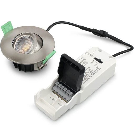 Sanna Dimbar Infälld downlight 3000K/4000K 520lm IP65 3-pack Borstad stål - Image 8