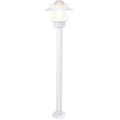 Stig Bollard Pollare 100cm E27-sockel IP44 Vit