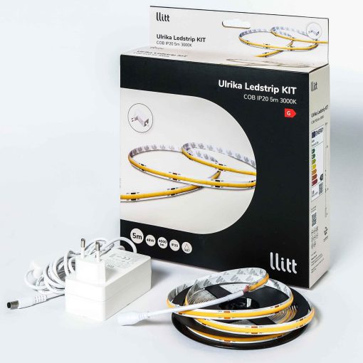 Ulrika Ledstrip kit COB-LED IP20 5m​​​ 3000K​​​ - Image 9