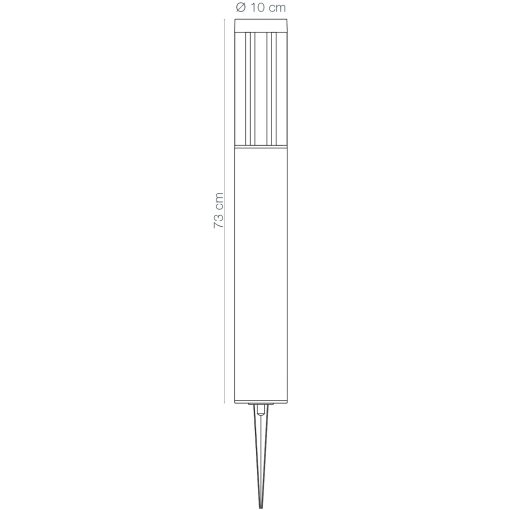 Helix Pollare 73cm 560lm 3000K 8W Antracit - Image 22