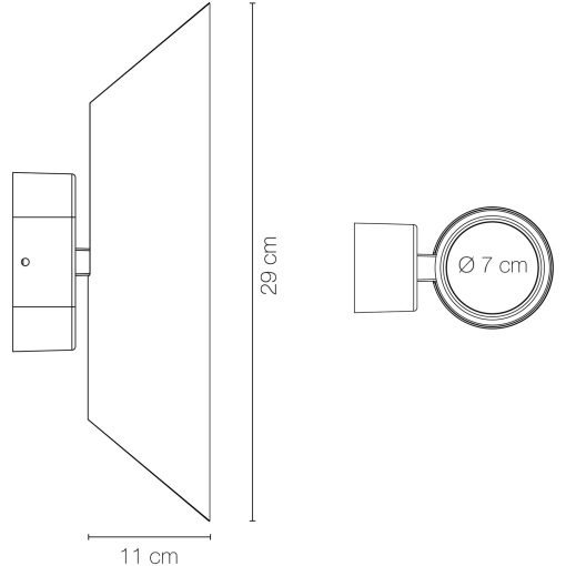 Wally Vägglampa Up/Down 2 x5W 2x350lm 3000K - Image 7