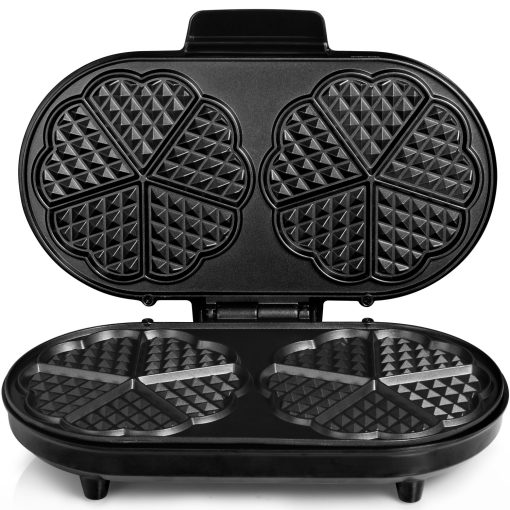 Våffeljärn Dubbelt 1200W WF-2120 Justerbar termostat - Image 3