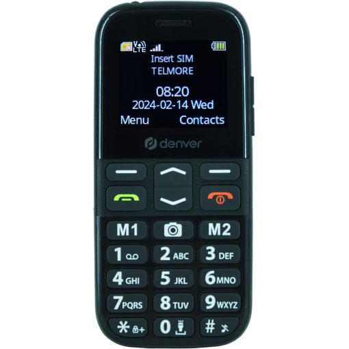 Mobiltelefon 4G 1,77" Skärm Stora knappar SOS-knapp BAS-18600L