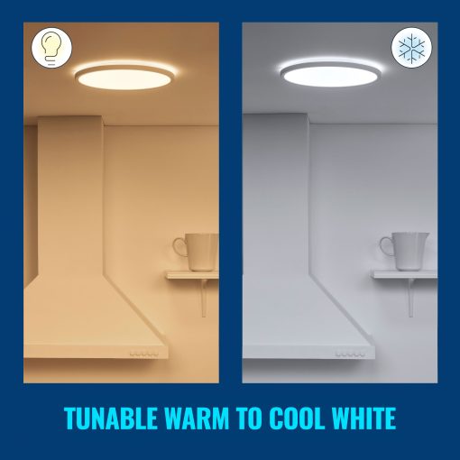 WiFi SuperSlim Plafond Ø430 22W 2450lm Varm-kallvit - Image 15