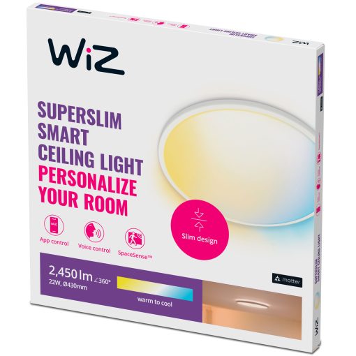 WiFi SuperSlim Plafond Ø430 22W 2450lm Varm-kallvit - Image 31