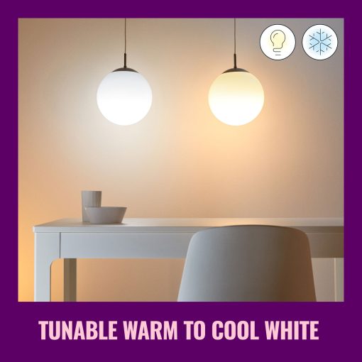 WiFi Smart LED E27 P45 40W 470lm Färg - Image 10