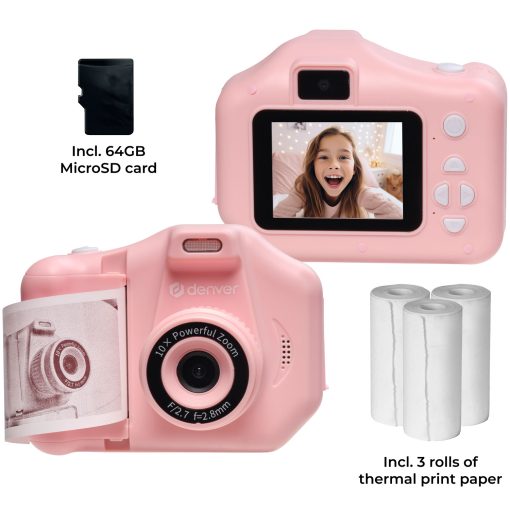 Kamera Utskriftsfunktion KPC-1370P Rosa - Image 14