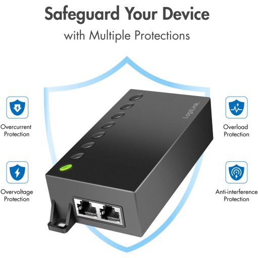 Gigabit PoE++ Injector 60W IEEE802.3af/at/bt - Image 9