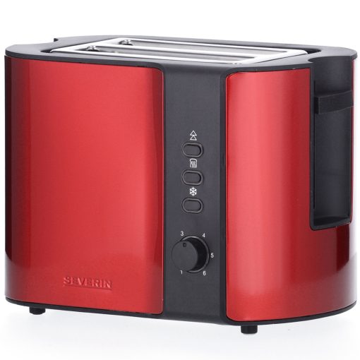 Brödrost 2 skivor 800W Chilli röd AT2217 - Image 8