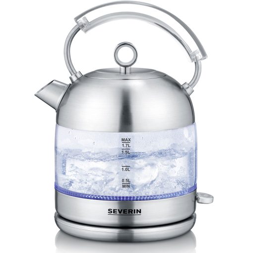 Vattenkokare 1,7L 2400W Borstat stål/Glas WK3459 - Image 7
