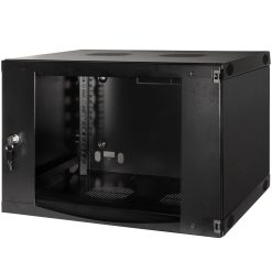 19" Väggskåp/serverskåp U6 540 x 450 x 330 mm Omonterat Svart