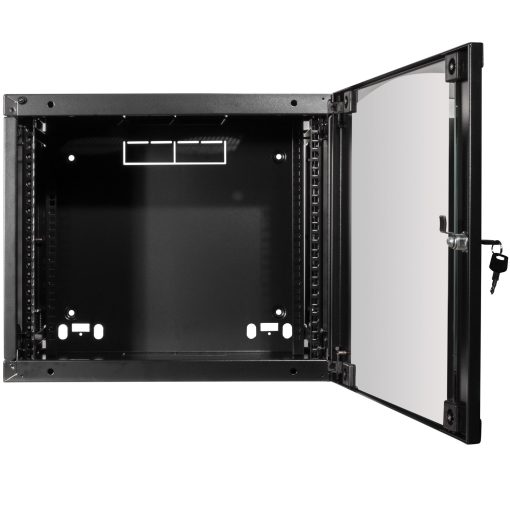 19" Väggskåp/serverskåp U6 540 x 450 x 330 mm Omonterat Svart - Image 3