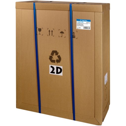 19" Väggskåp/serverskåp U9 540 x 450 x 460 mm Omonterat Svart - Image 12