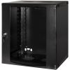 19" Väggskåp/serverskåp U12 540 x 450 x 595 mm Omonterat Svart