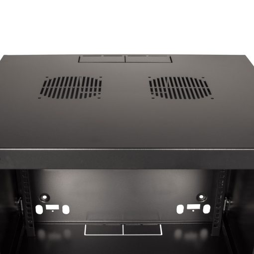 19" Väggskåp/serverskåp U12 540 x 450 x 595 mm Omonterat Svart - Image 14