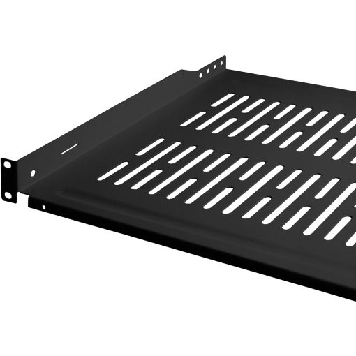 19"-hylla 1U 440 x 350 mm max 10 kg Svart - Image 13