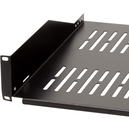 19"-hylla 2U 440 x 406 mm max 25 kg Svart - Image 6