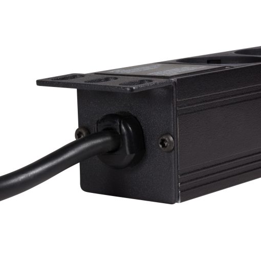 9-vägs grenuttag för 19"-rack U1 Svart - Image 8