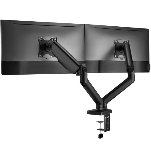 Monitorarm dubbel med fjäder 17"-32" Svart - Image 6