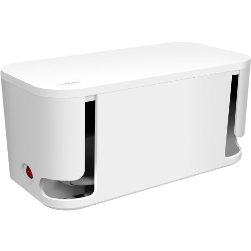 Cable box - Kabelgömma med grenuttag + USB-A/USB-C-laddning Vit - Image 12
